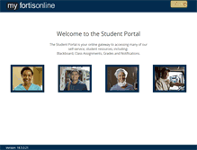Tablet Screenshot of myfortisonline.com